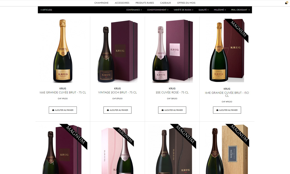 Trang danh mục rượu vang misterchampagne