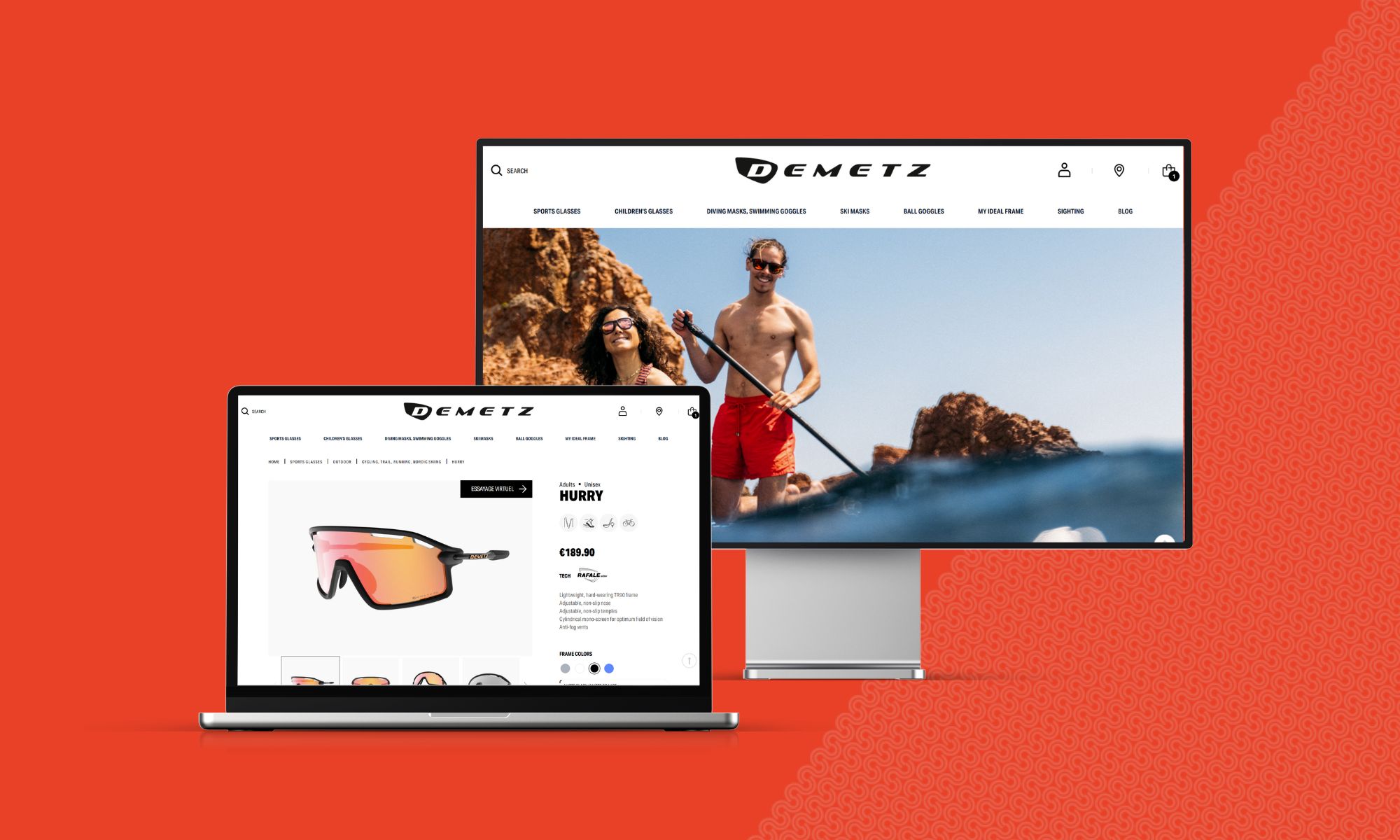 Thiết kế giao diện responsive trang TMĐT Opal Demetz
